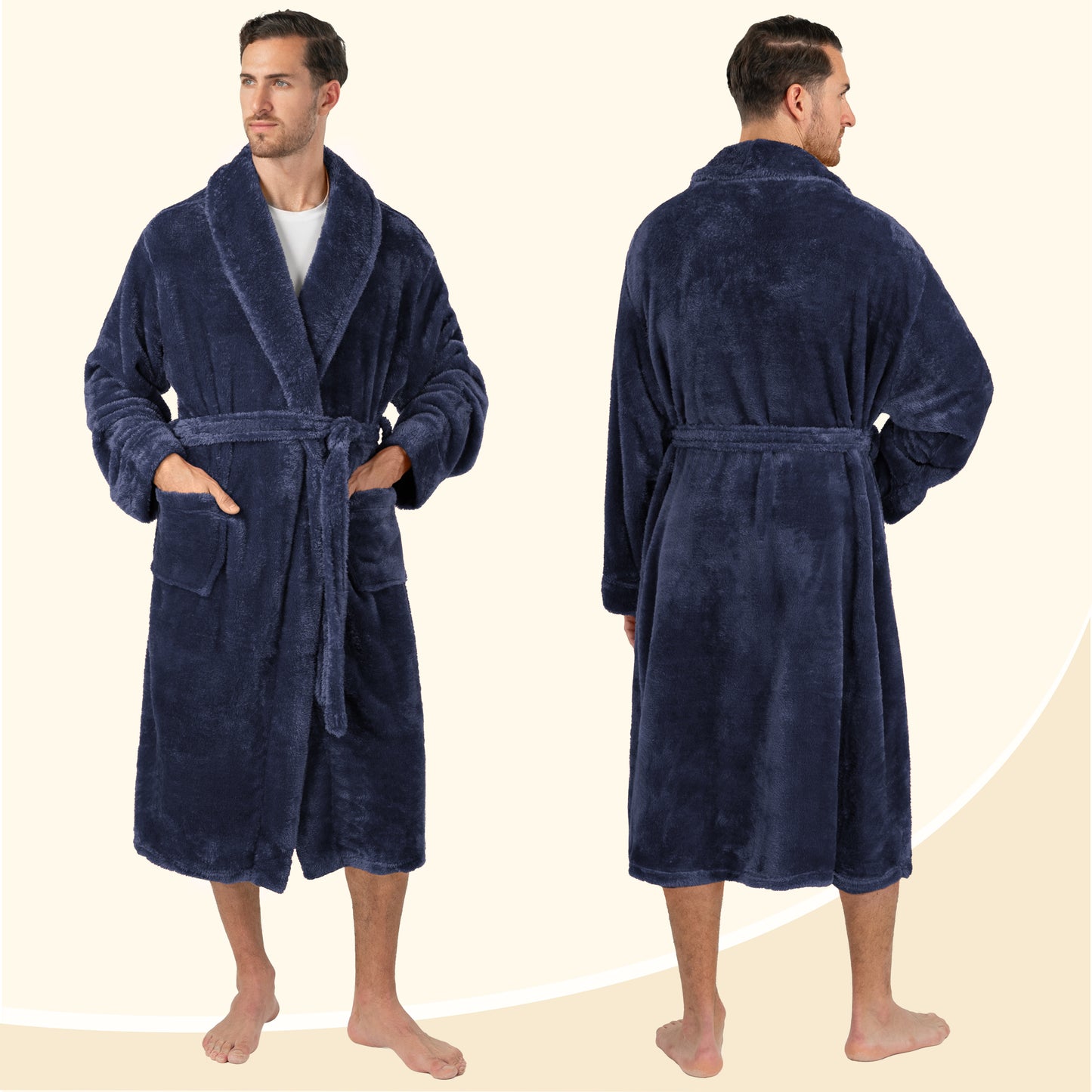 Men's Sherpa Fluffy Robe