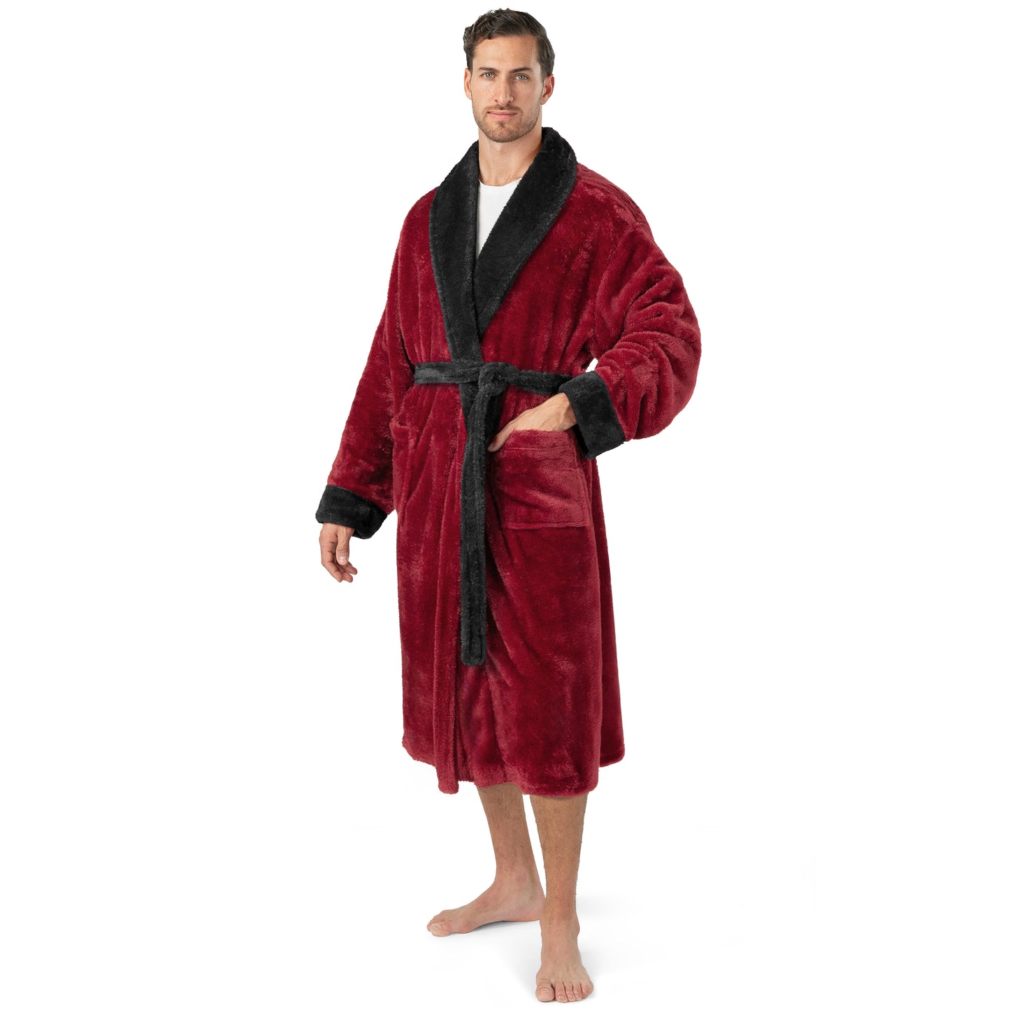 Men's Sherpa Fluffy Robe