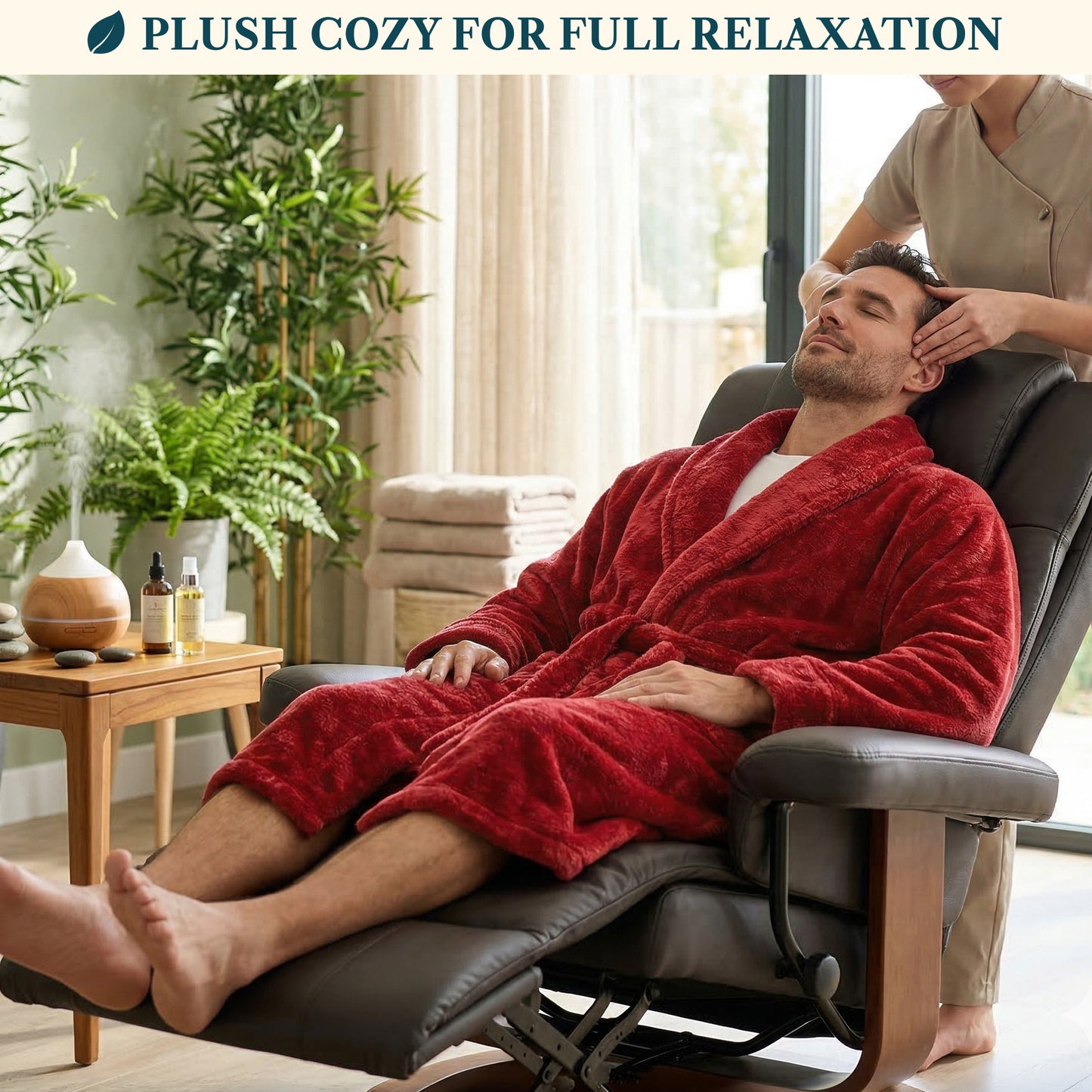 Men's Sherpa Fluffy Robe