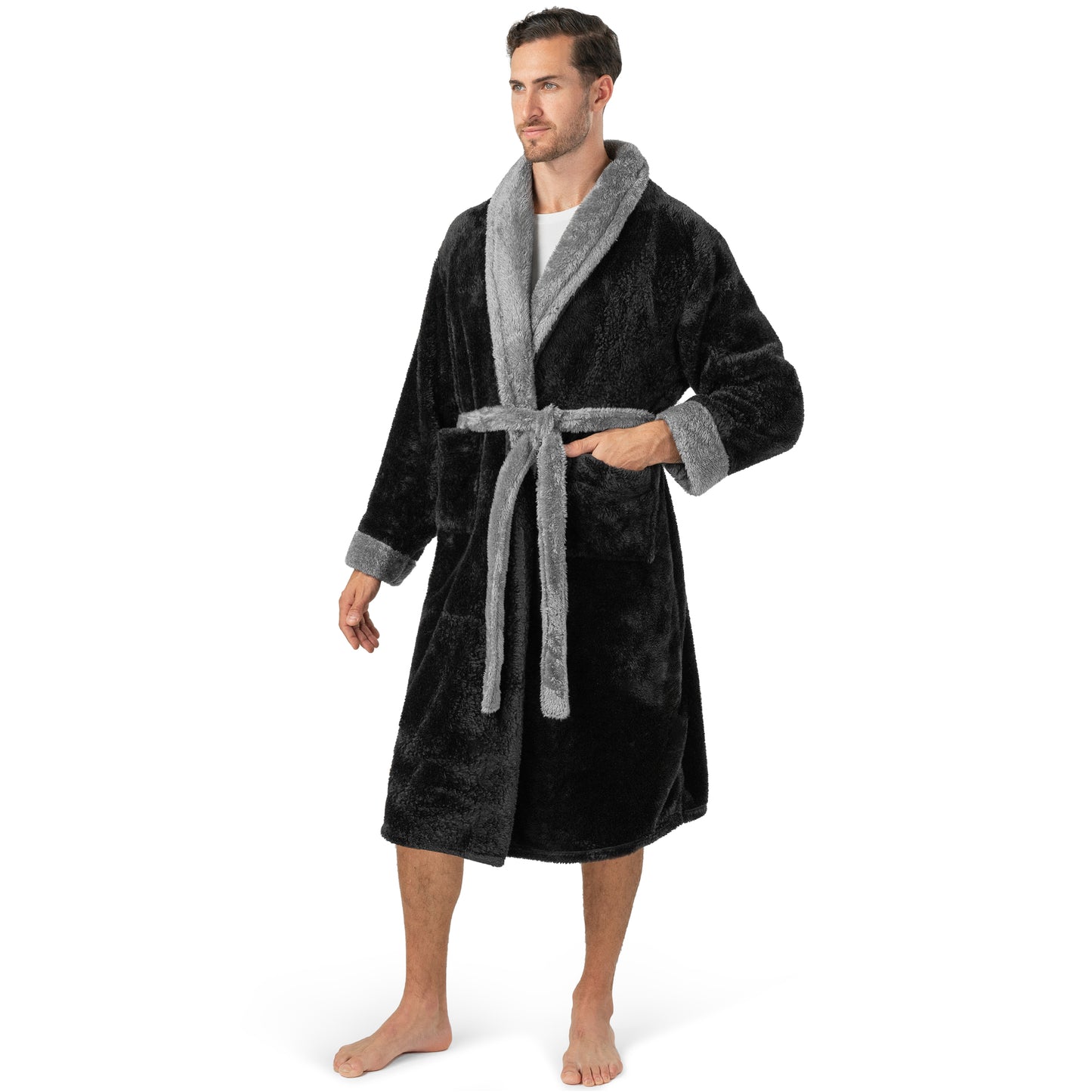 Men's Sherpa Fluffy Robe