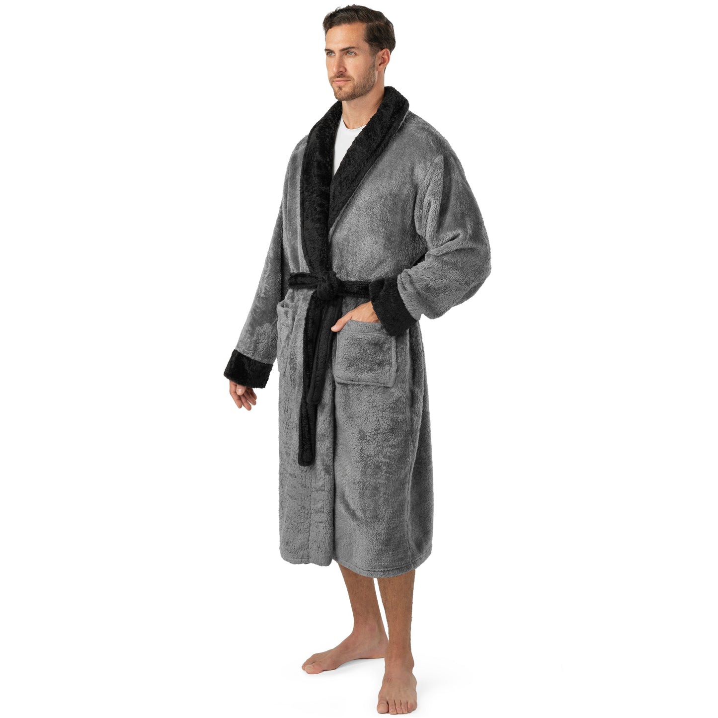 Men's Sherpa Fluffy Robe