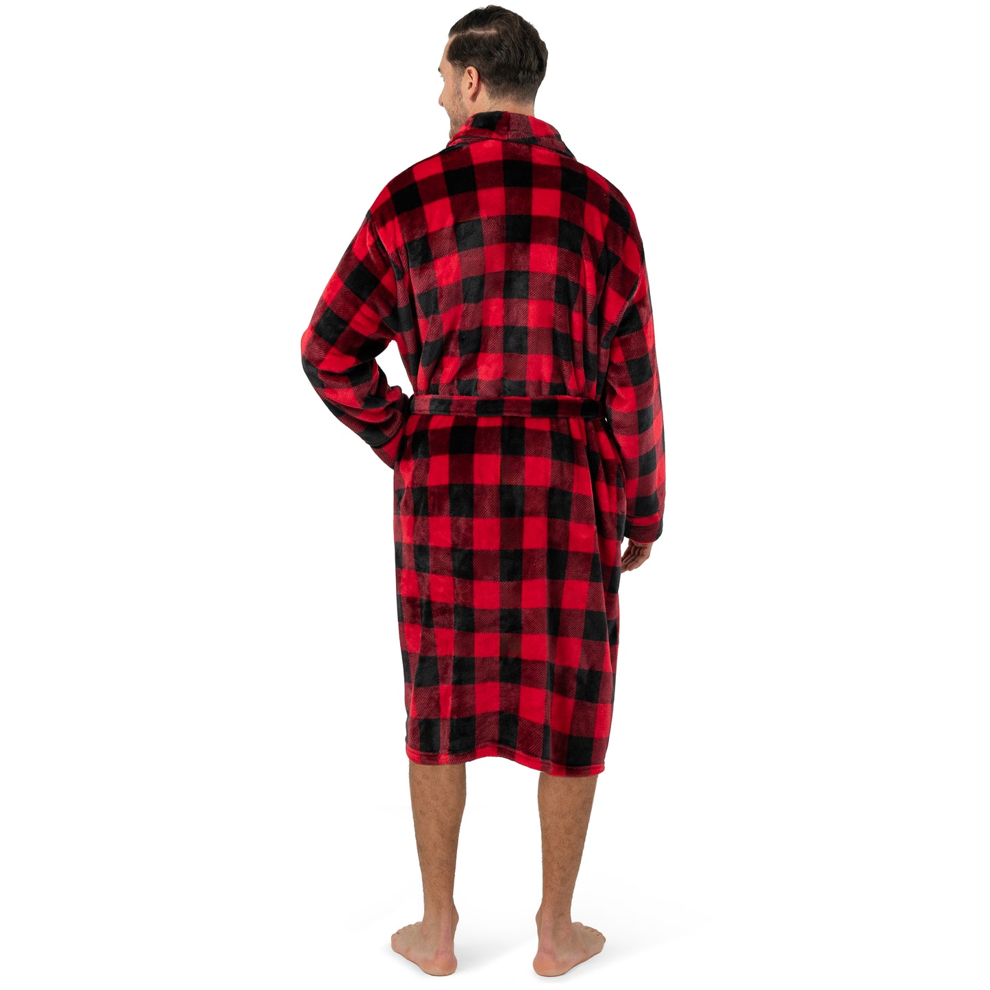 Men's Piping Fleece Robe