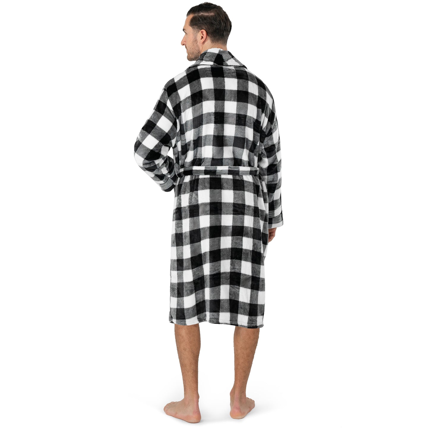 Men's Piping Fleece Robe