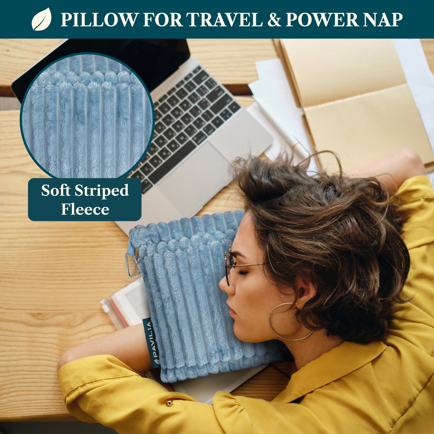 Airplane Fleece Travel Blanket Pillow