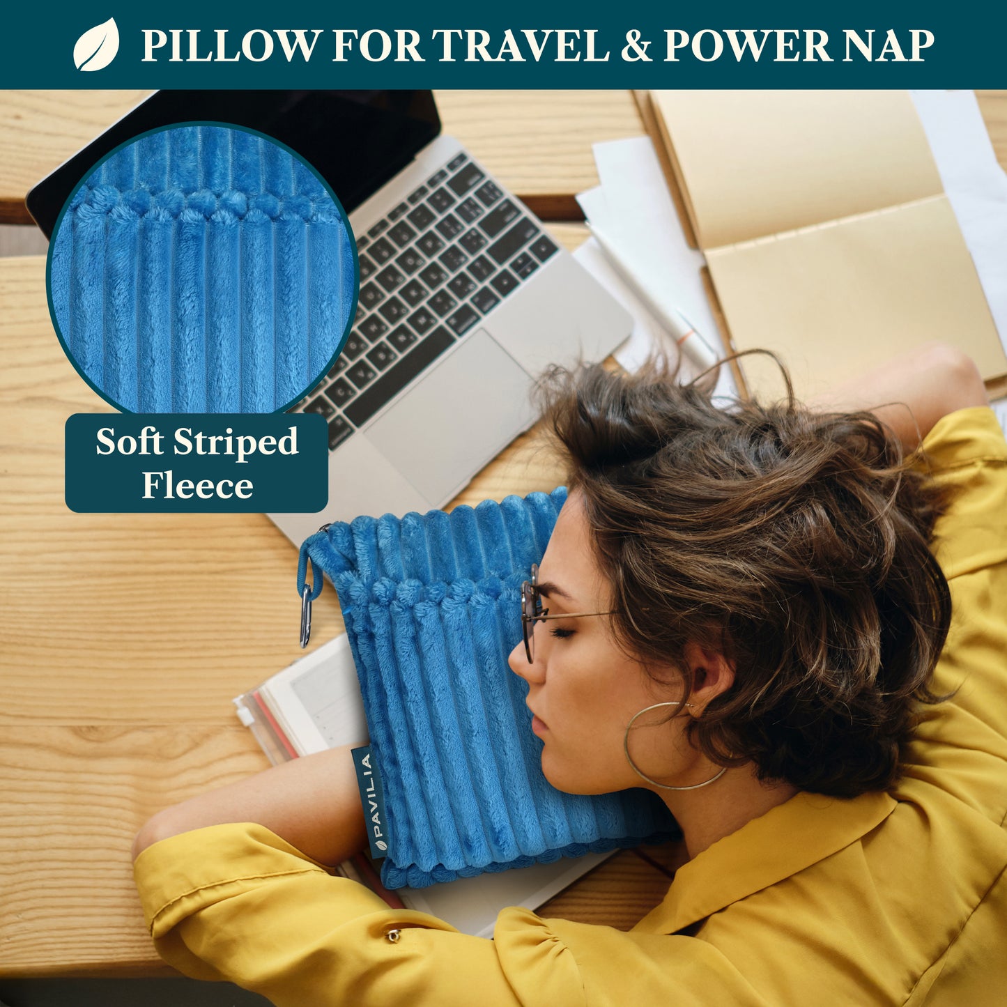 Airplane Fleece Travel Blanket Pillow