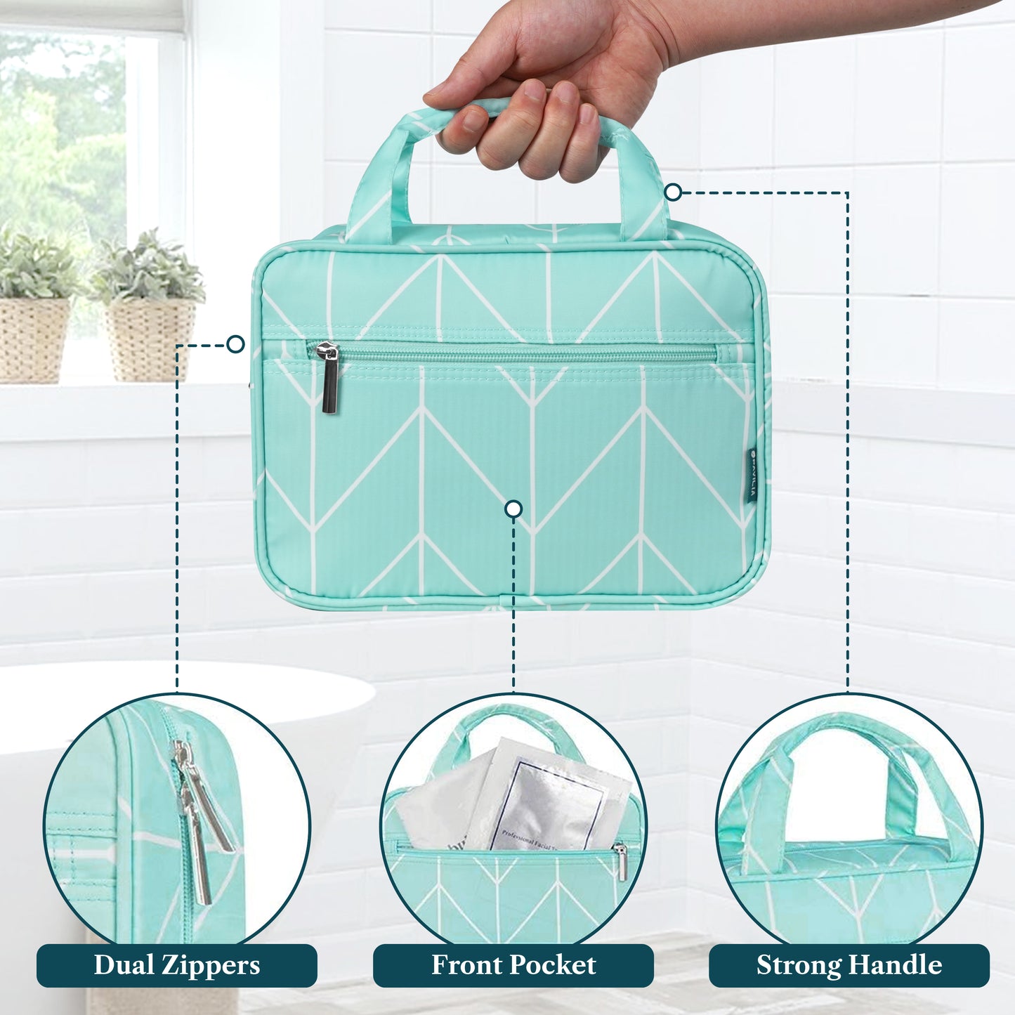 Modern Hanging Toiletry Organizer Bag