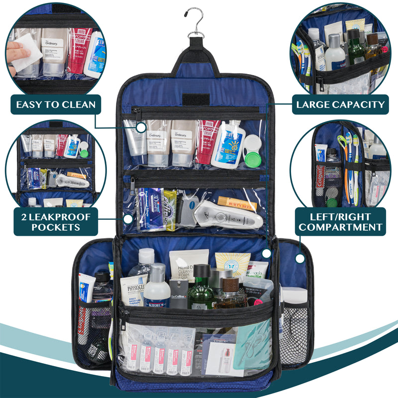 Classic Hanging Toiletry Organizer Bag