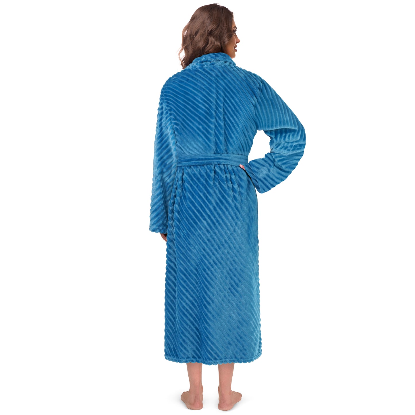 Women's Ribbed Fleece Robe
