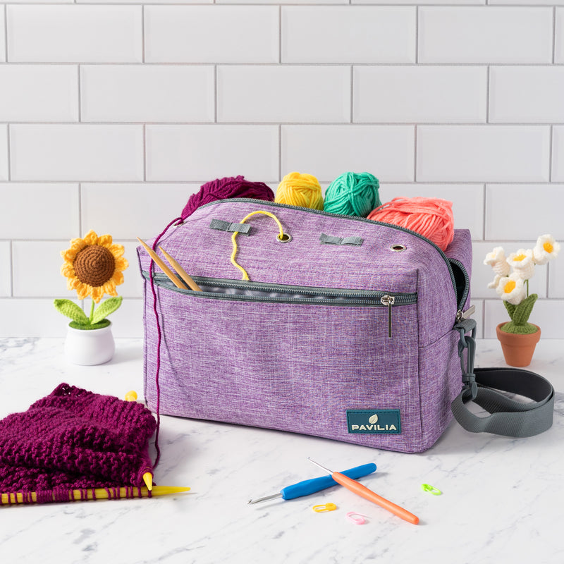 Compact Yarn Organizer Knitting Bag