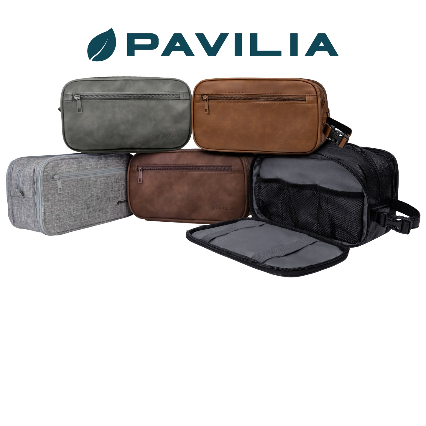 Men's Modern Dopp Kit Toiletry Bag