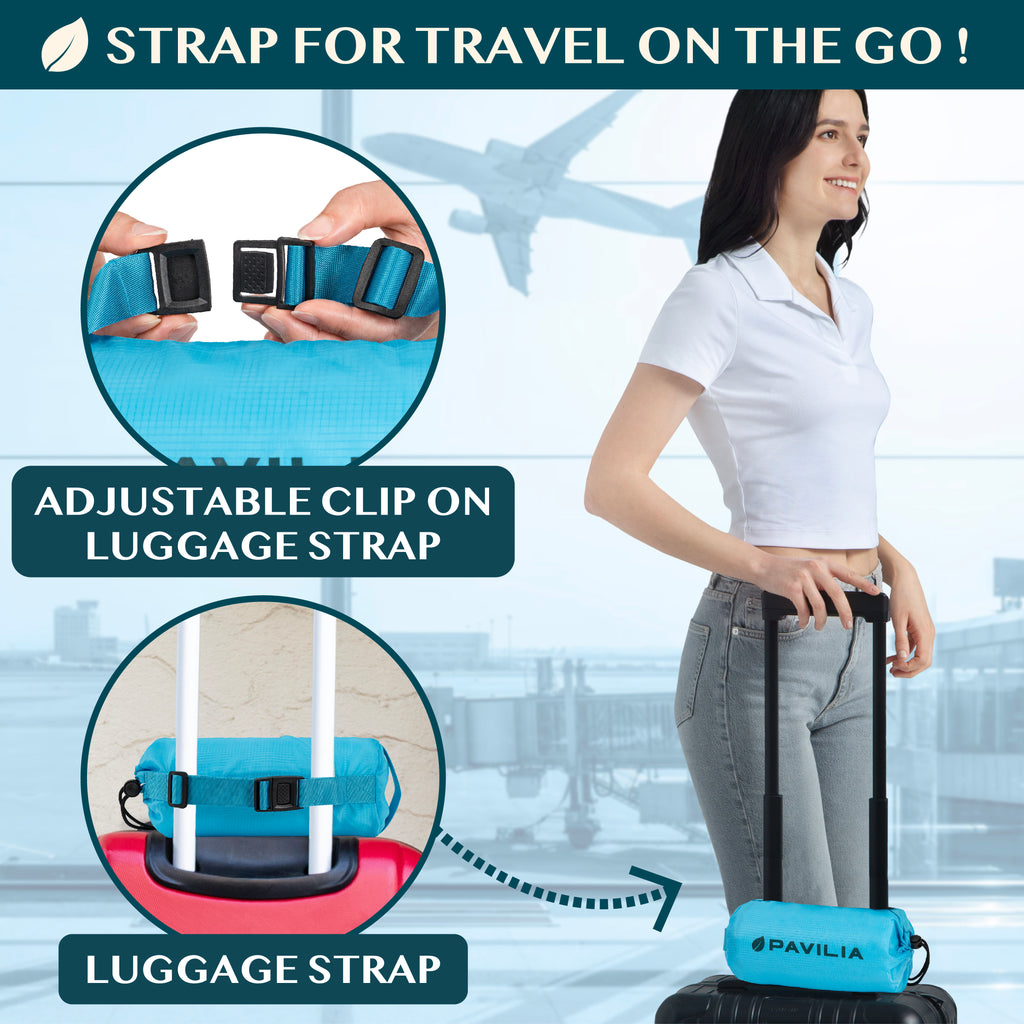 Compact Travel Blanket with Bag