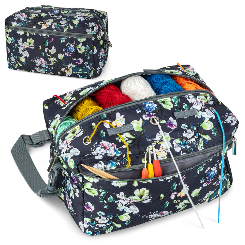 Compact Yarn Organizer Knitting Bag