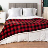 Checkered Sherpa Fleece Blanket