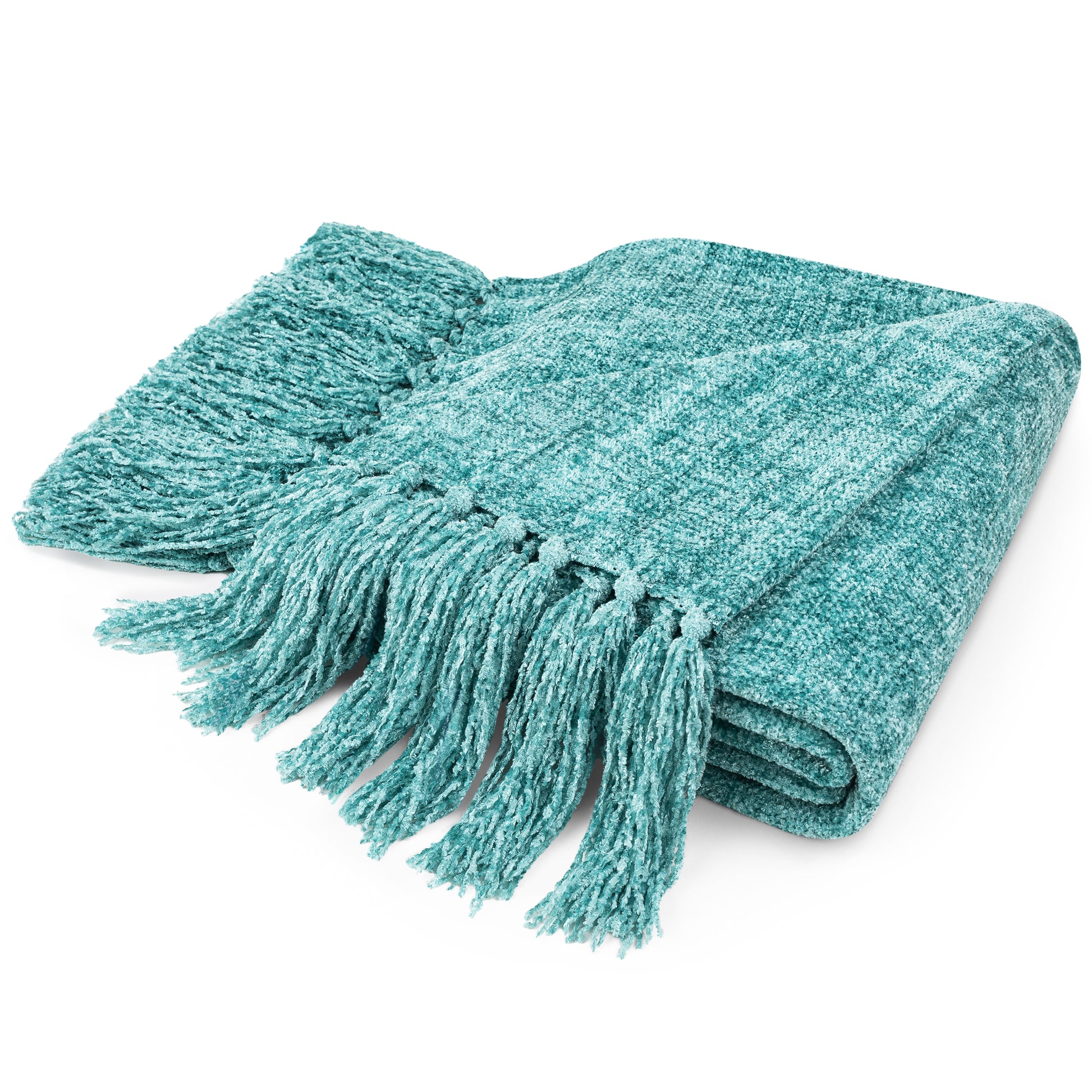 Chenille Tassel Fringe Throw Blanket