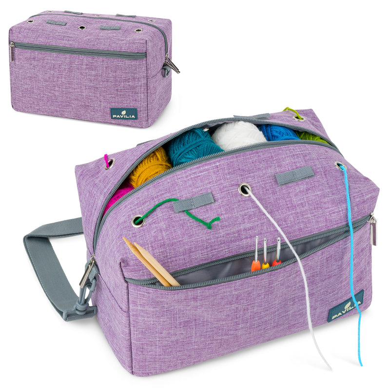 Compact Yarn Organizer Knitting Bag