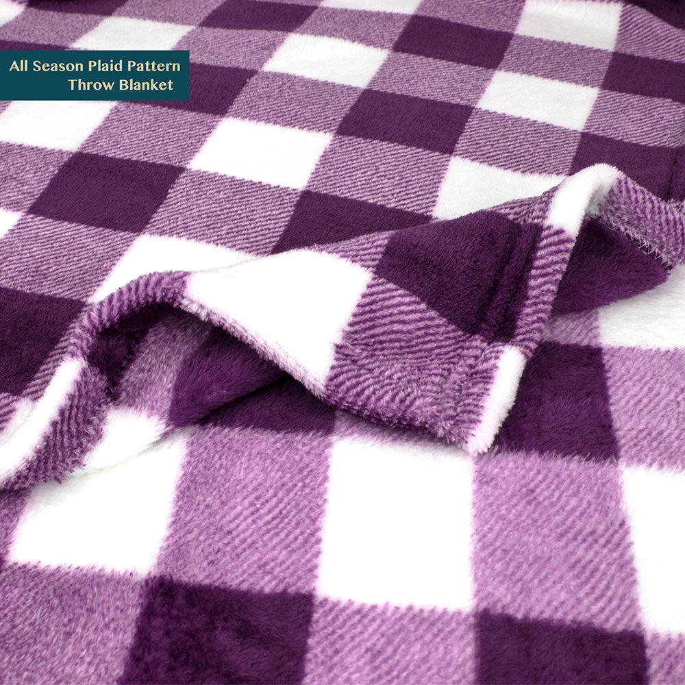 Checkered Fleece Blanket