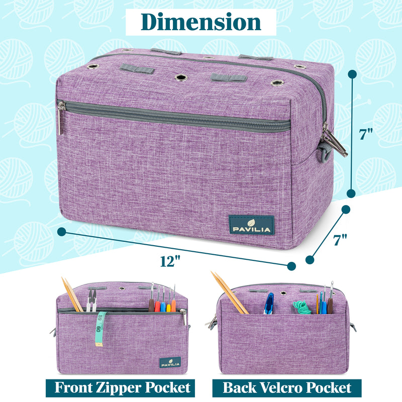 Compact Yarn Organizer Knitting Bag