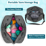 Compact Yarn Organizer Knitting Bag