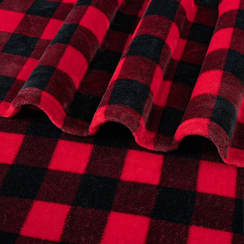 Checkered Fleece Blanket