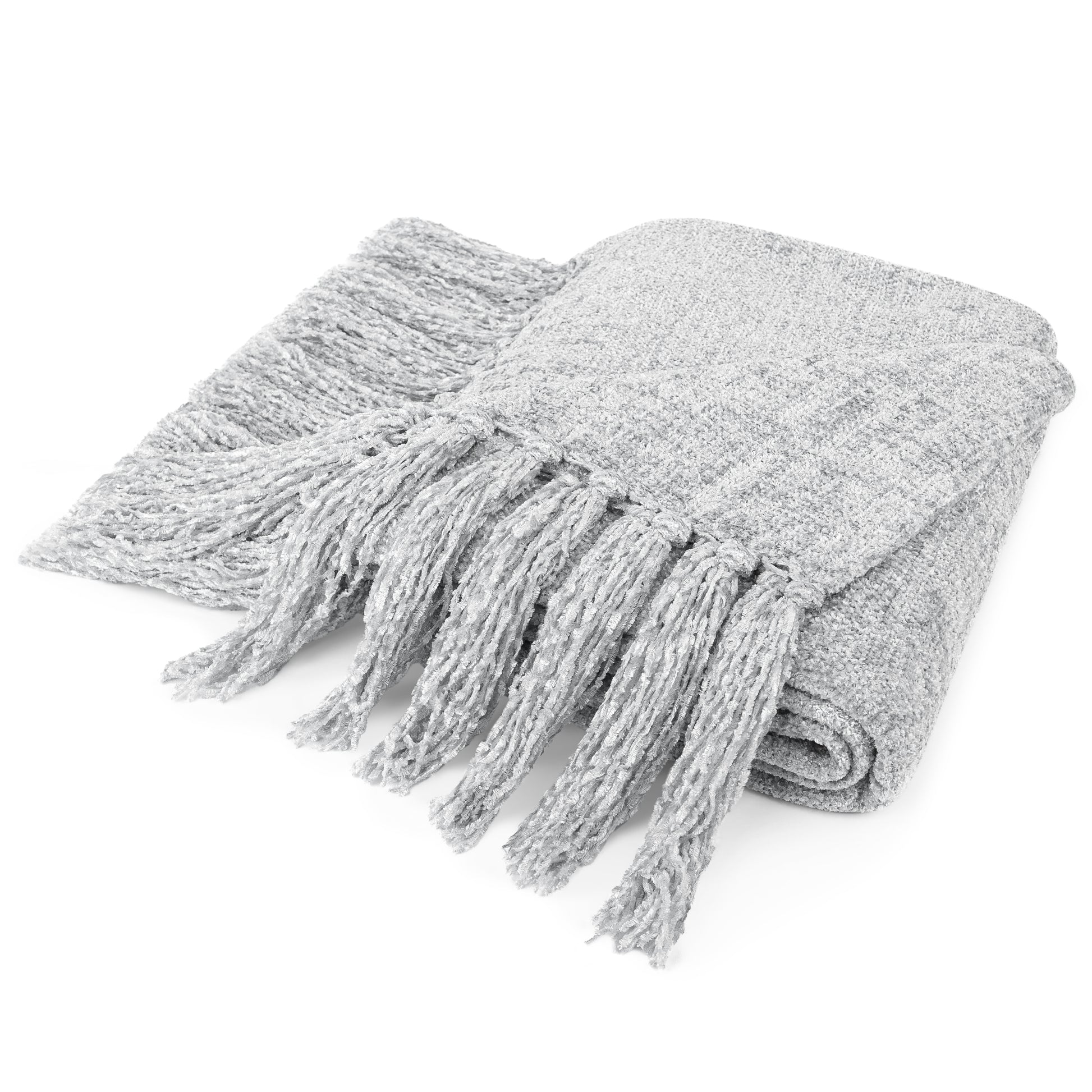 Chenille Tassel Fringe Throw Blanket