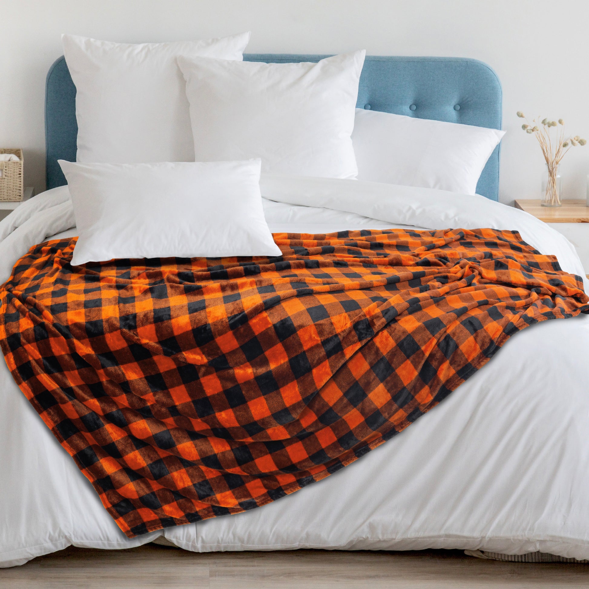 Checkered Fleece Blanket
