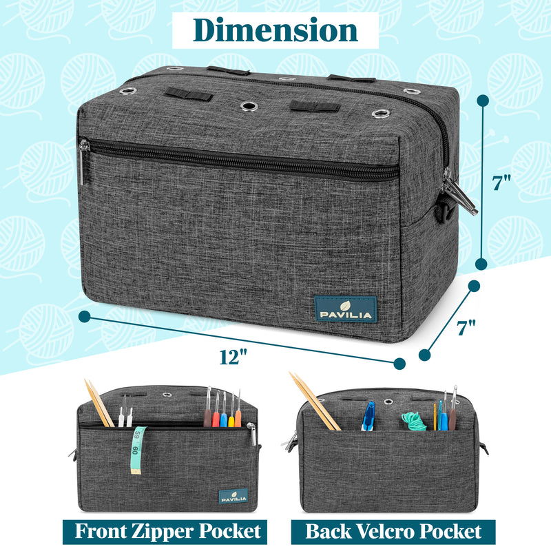 Compact Yarn Organizer Knitting Bag