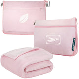 Airplane Fleece Travel Blanket Pillow
