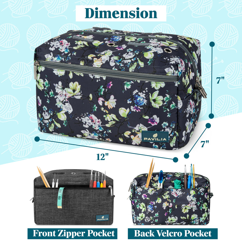 Compact Yarn Organizer Knitting Bag