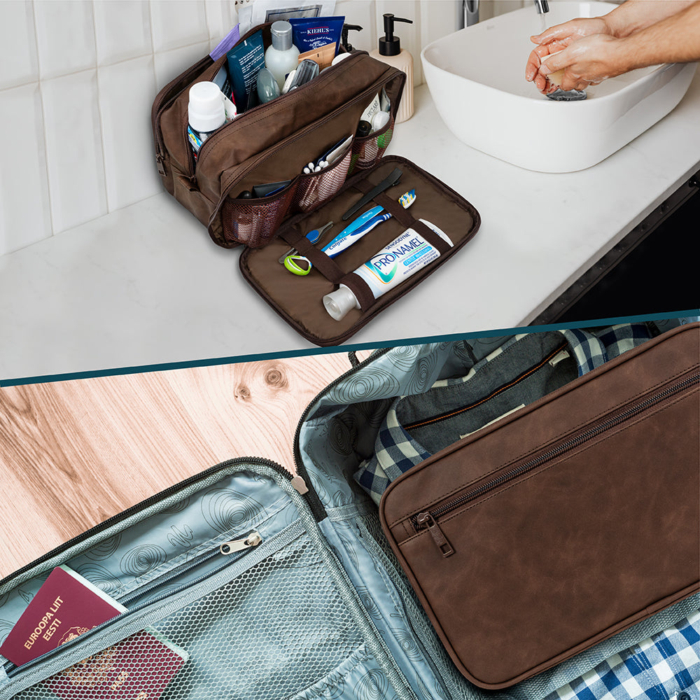 Men's Modern Dopp Kit Toiletry Bag