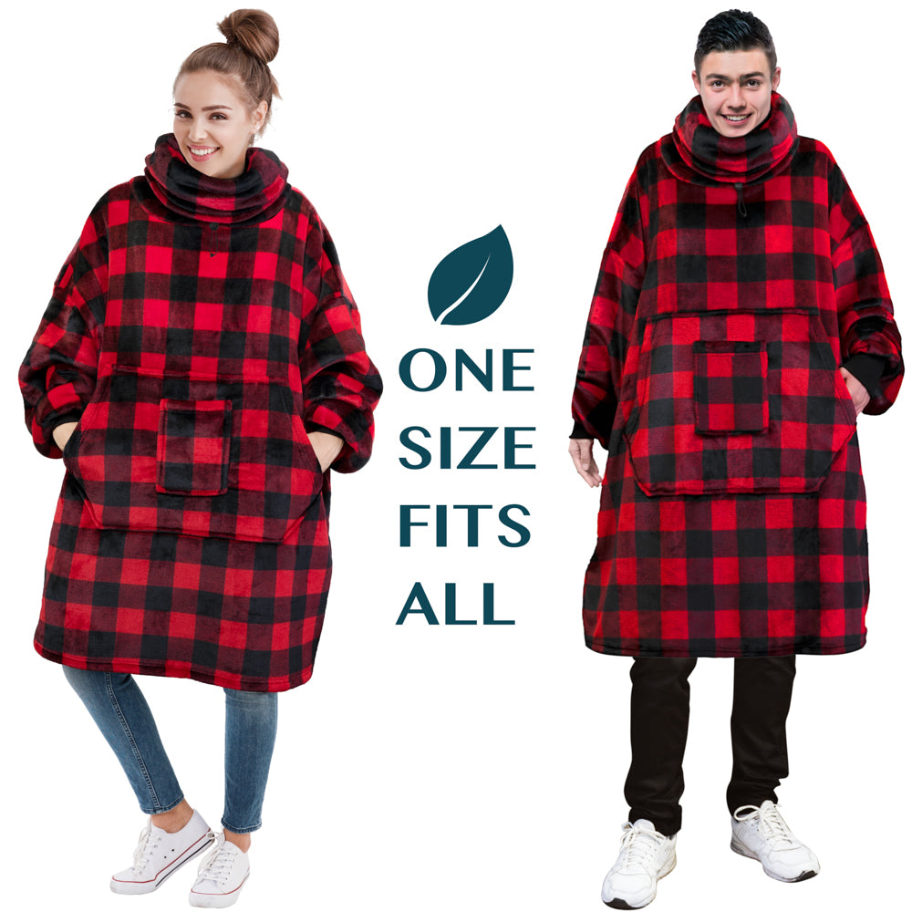 Neck Warmer Sweatshirt Hoodie Blanket