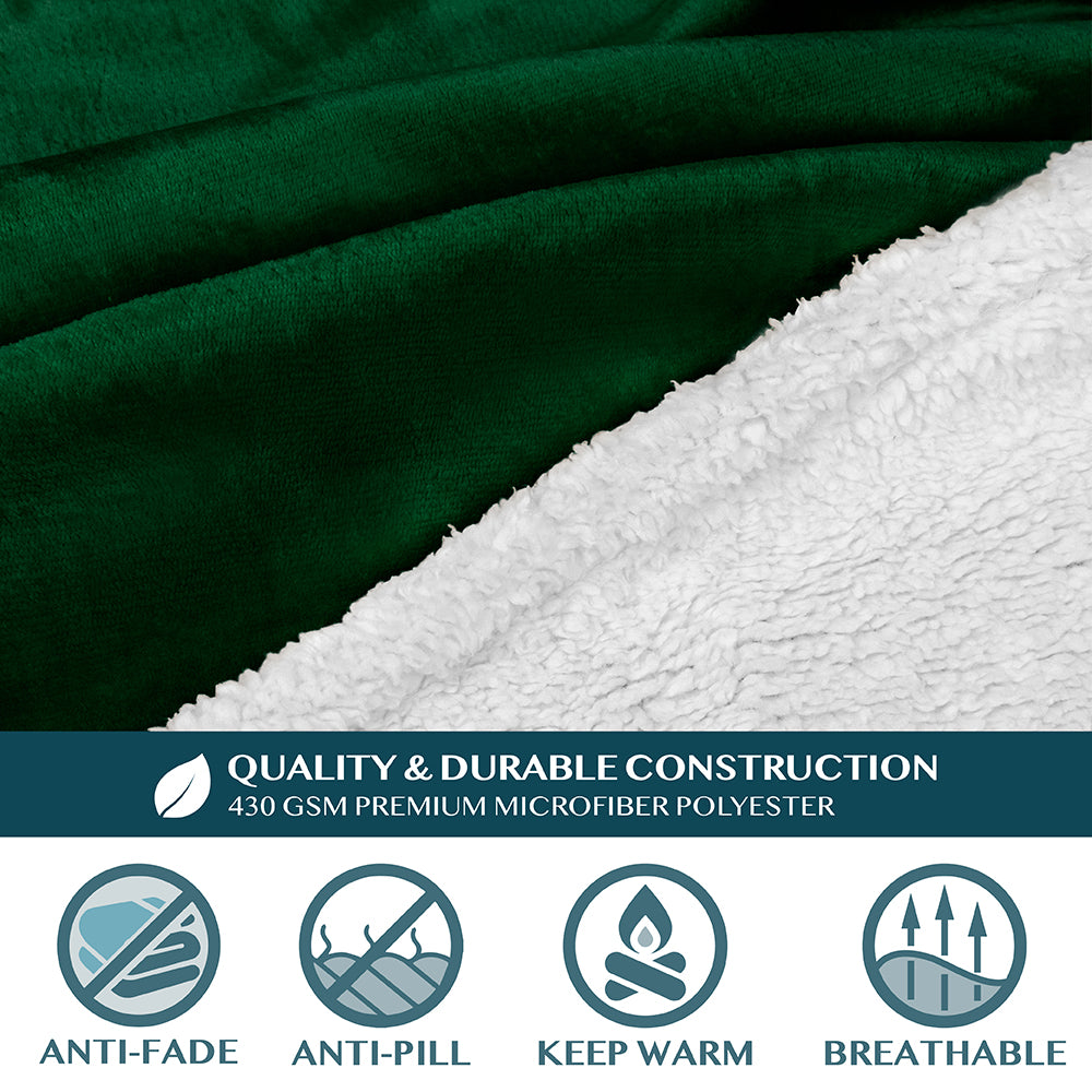 Blanket with Sleeves - Kangaroo Pocket