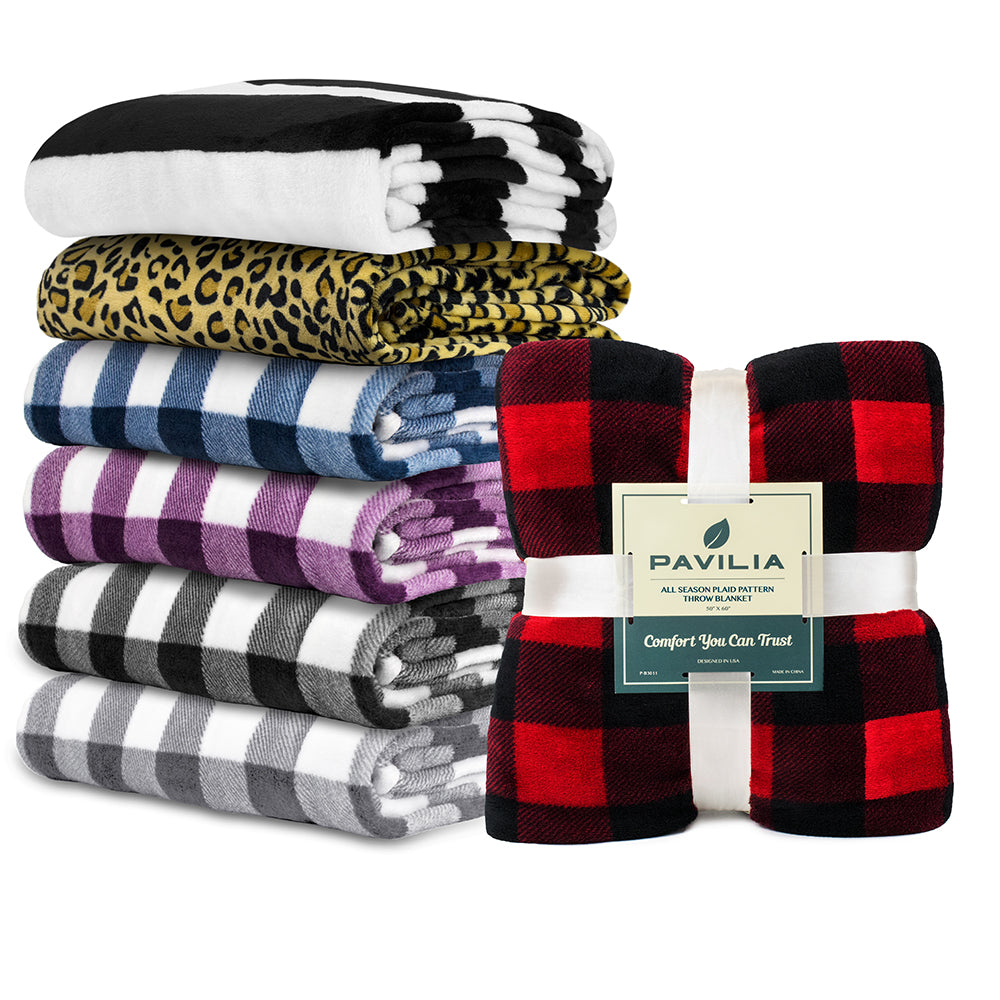 Striped Fleece Blanket