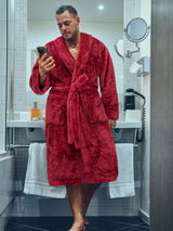 Men's Sherpa Fluffy Robe
