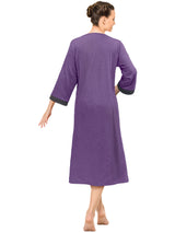 Women's Jersey Housecoat Zipper Robe