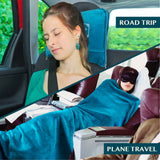 Airplane Fleece Travel Blanket Pillow