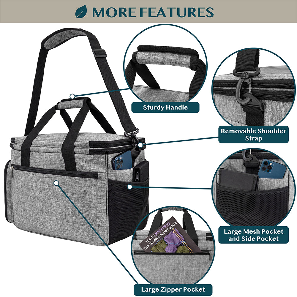 Large Yarn Organizer Knitting Bag