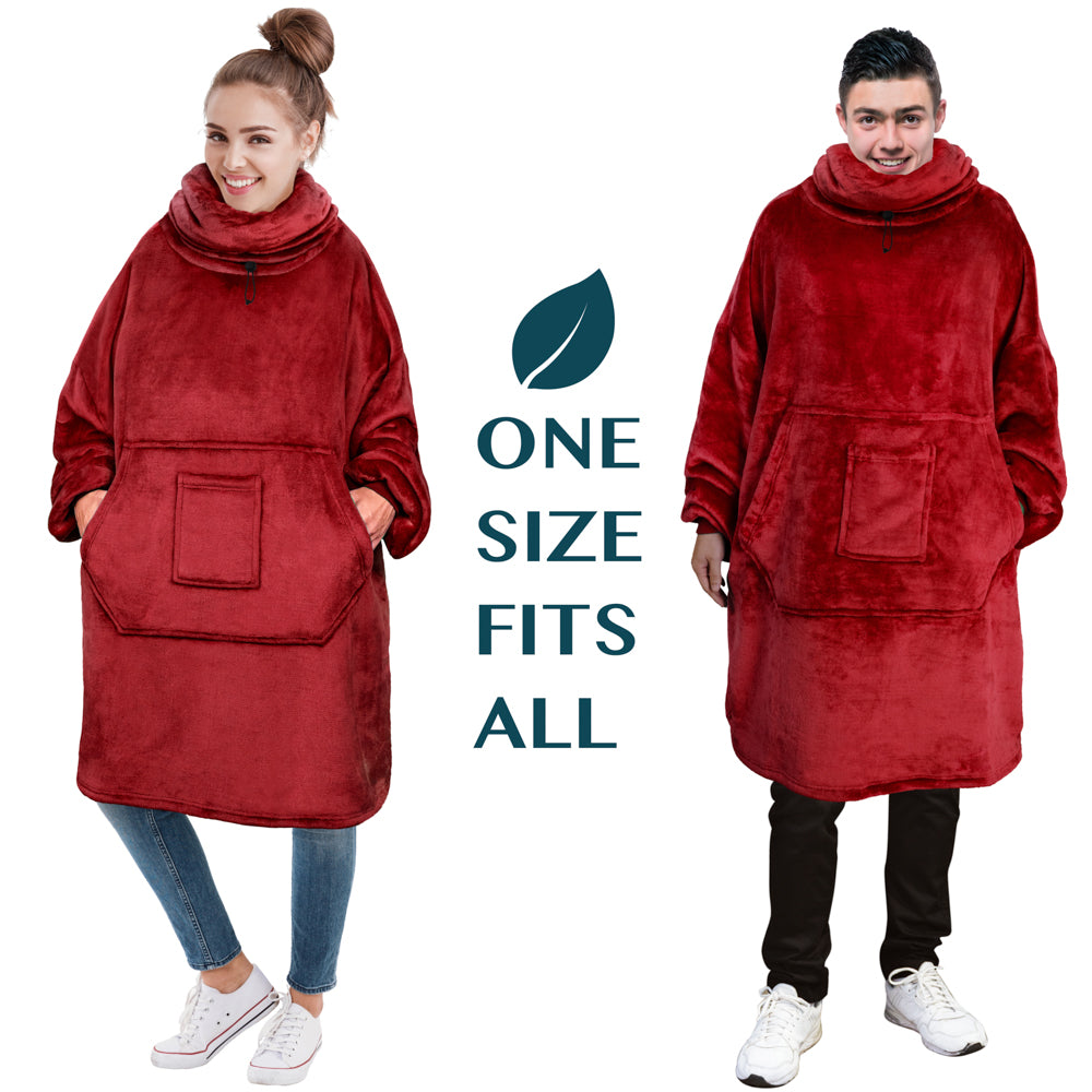Neck Warmer Sweatshirt Hoodie Blanket