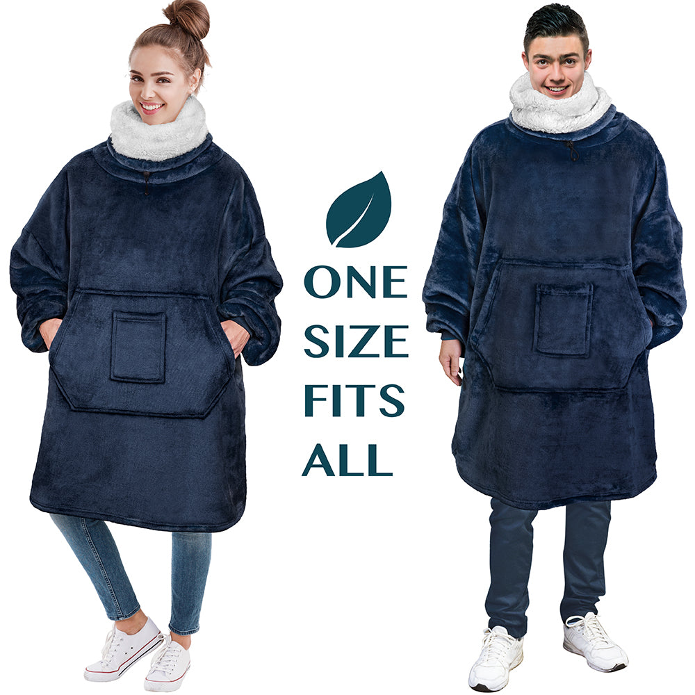 Neck Warmer Sweatshirt Hoodie Blanket