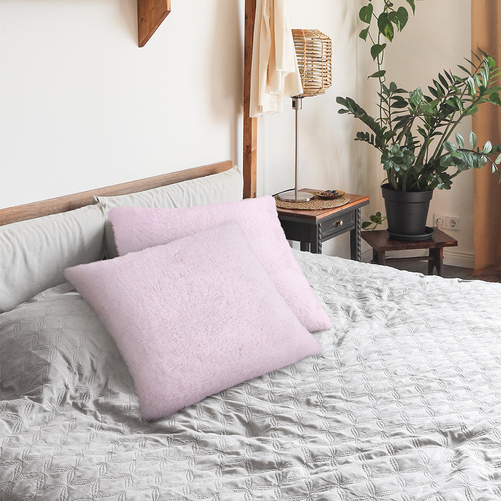 Sherpa Fleece Pillow Cover - Set of 2