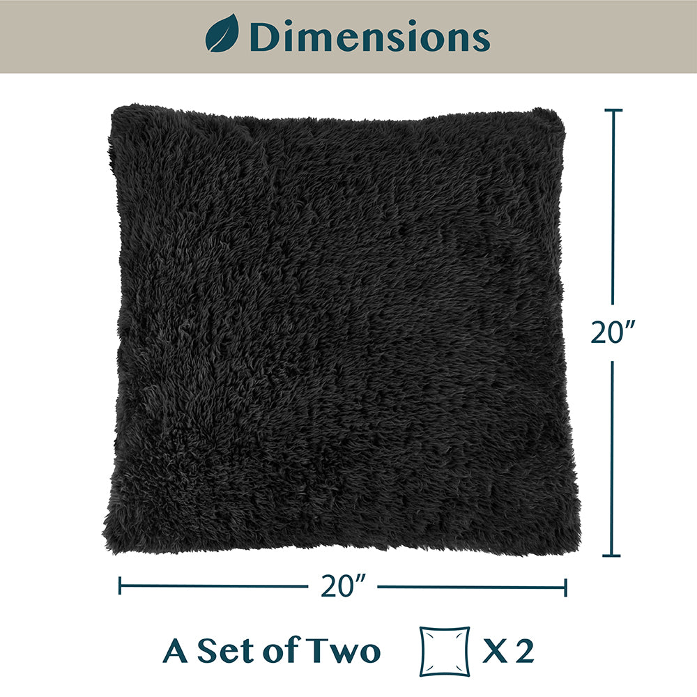 Sherpa Fleece Pillow Cover - Set of 2