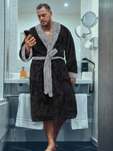 Men's Sherpa Fluffy Robe
