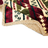 Christmas Sherpa Throw Blanket