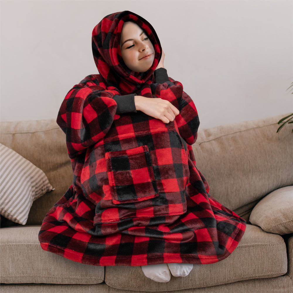 Neck Warmer Sweatshirt Hoodie Blanket