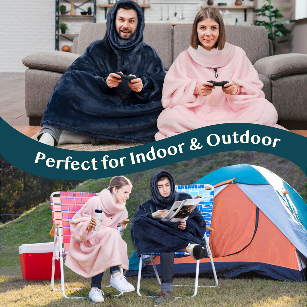 Neck Warmer Sweatshirt Hoodie Blanket