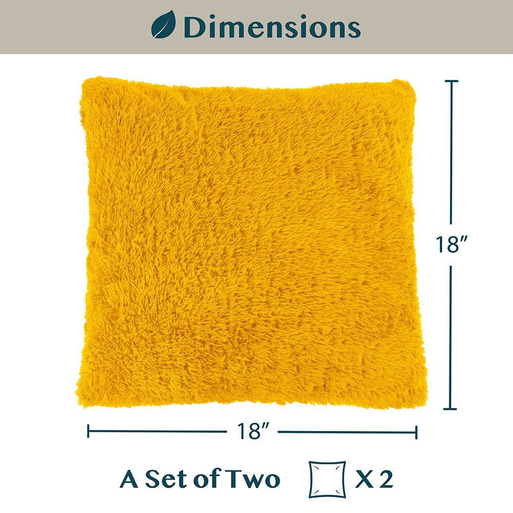 Sherpa Fleece Pillow Cover - Set of 2