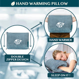 Wearable Fleece Travel Blanket Pillow