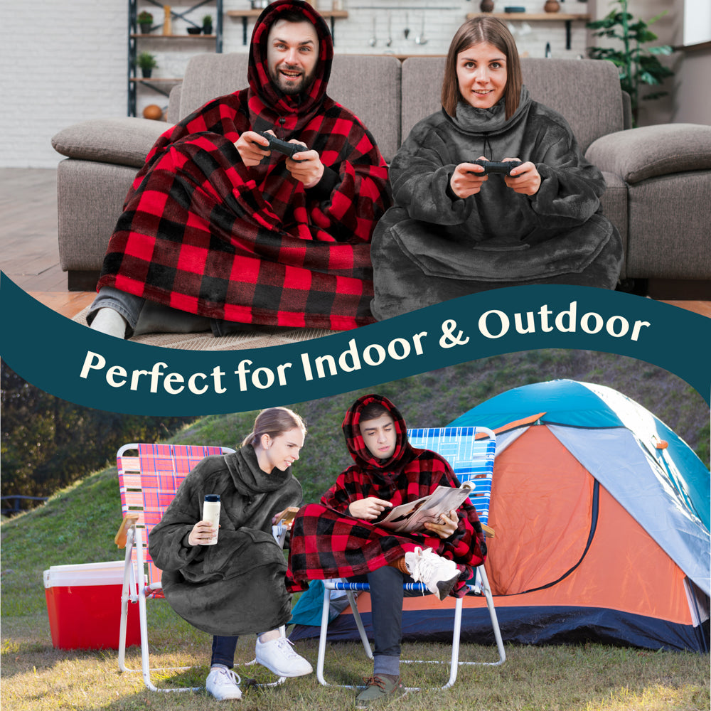 Neck Warmer Sweatshirt Hoodie Blanket