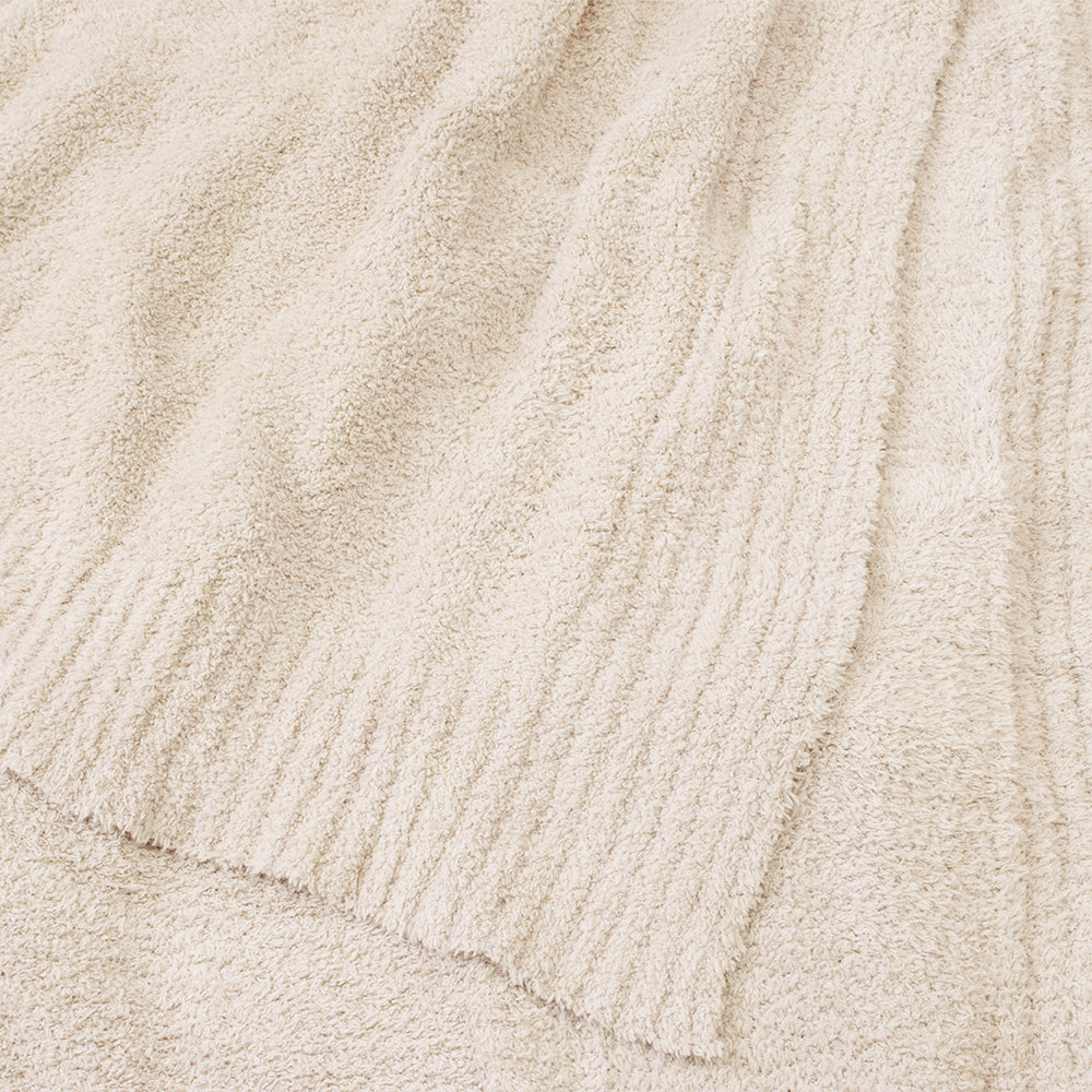 Buttery Soft Fluffy Knit Blanket