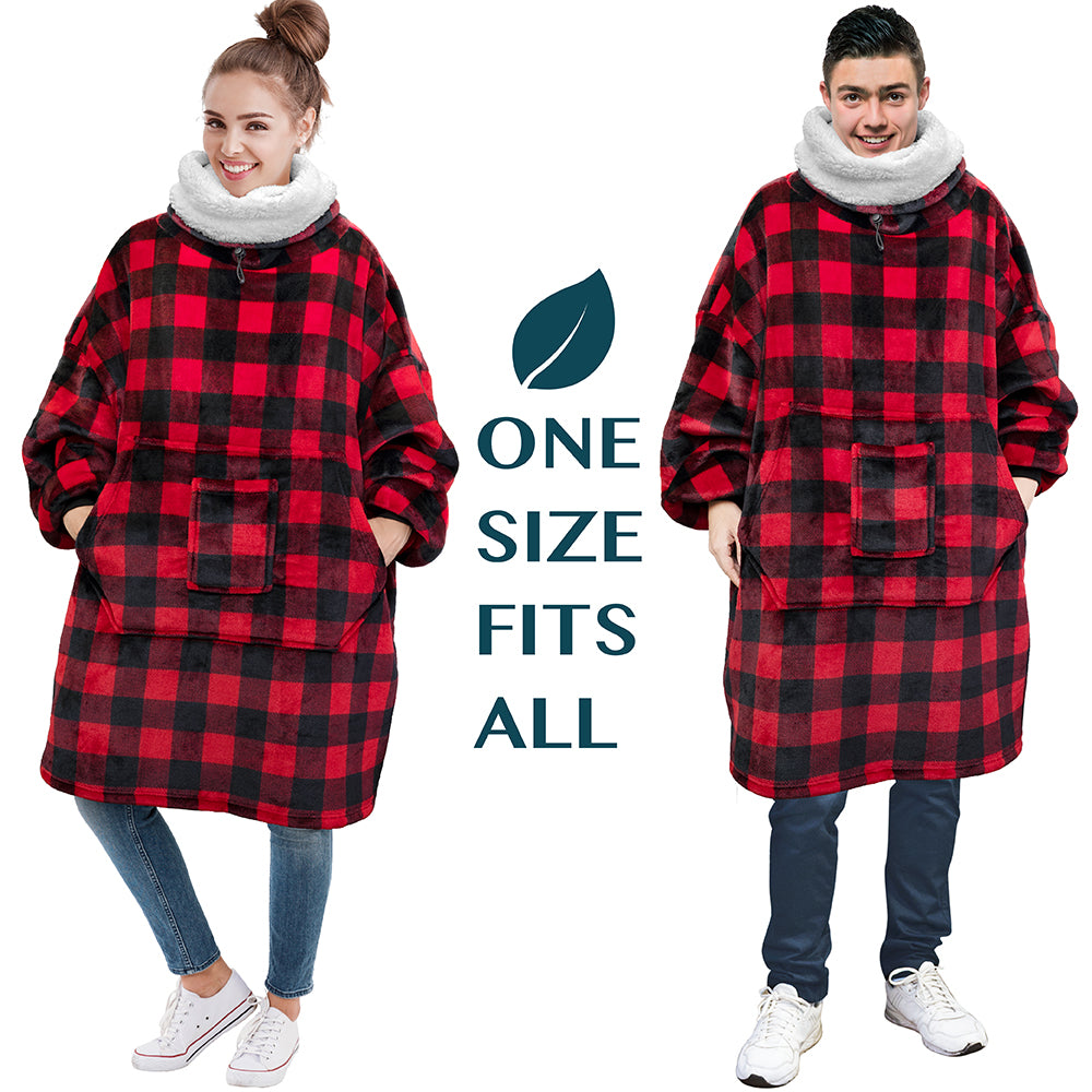 Neck Warmer Sweatshirt Hoodie Blanket