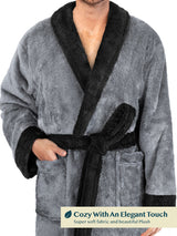 Men's Sherpa Fluffy Robe